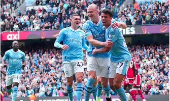 Manchester City ligger på första plats i tabellen