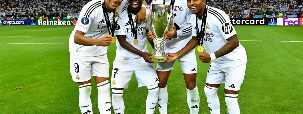 Real Madrids Kylian Mbappé gjorde mål i sin sjunde match i rad.