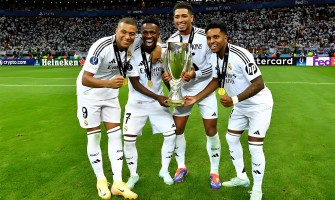 Real Madrids Kylian Mbappé gjorde mål i sin sjunde match i rad.