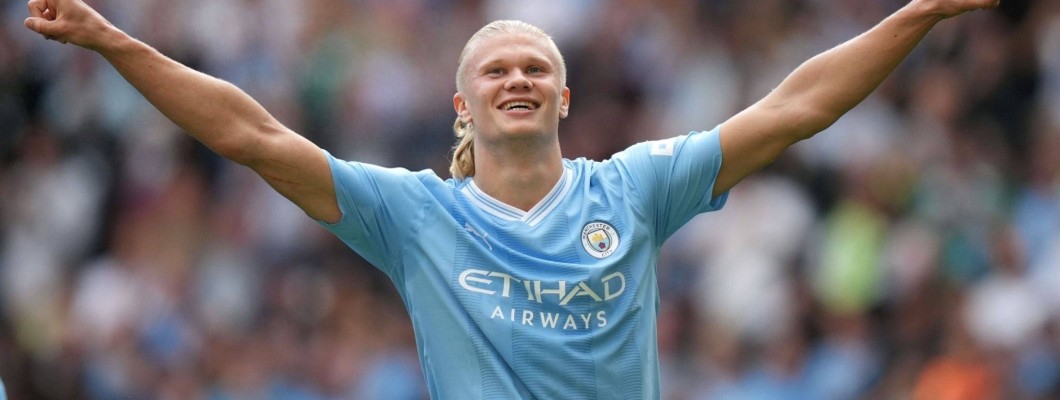 Erling Haaland från Manchester City hjälper laget att avancera