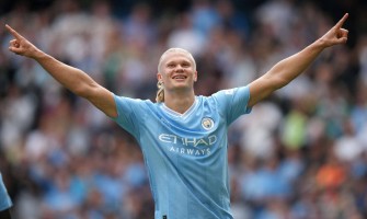 Erling Haaland från Manchester City hjälper laget att avancera