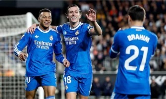 Real Madrid ligger nära serieledarna i tabellen