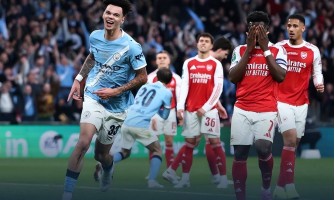 Arsenal förlorar mot Manchester City och missar titeln