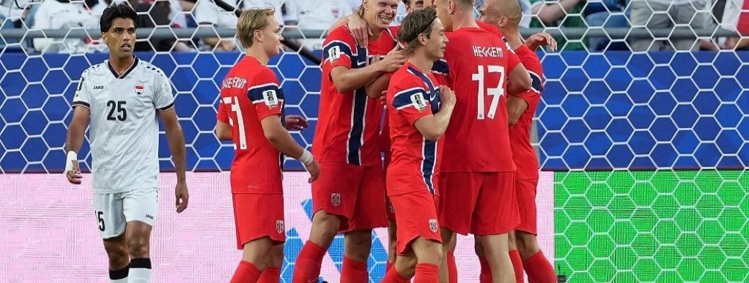 Erling Haaland glänser med två mål i VM