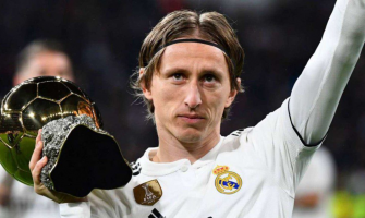 Real Madrids bästa mittfältare Modrić