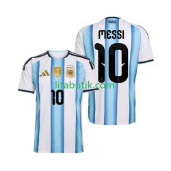 Argentina Lionel Messi 10 Män Hemma Fotbollströja VM 2026 Kortärmad