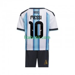 Argentina Lionel Messi 10 Barn Hemma Fotbollströja VM 2026 Kortärmad