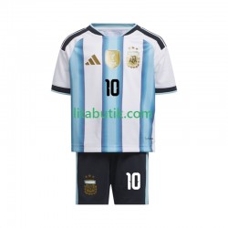 Argentina Lionel Messi 10 Barn Hemma Fotbollströja VM 2026 Kortärmad