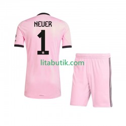 FC Bayern München Manuel Neuer 1 UCL Målvakt Barn Tredje Fotbollströja 2025-2026 Kortärmad FC Bayern München Manuel Neuer 1 UCL Målvakt Barn Tredje Fotbollströja 2025-2026 Kortärmad