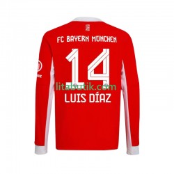 FC Bayern München Luis Diaz 14 Män Hemma Fotbollströja 2025-2026 Långärmad FC Bayern München Luis Diaz 14 Män Hemma Fotbollströja 2025-2026 Långärmad