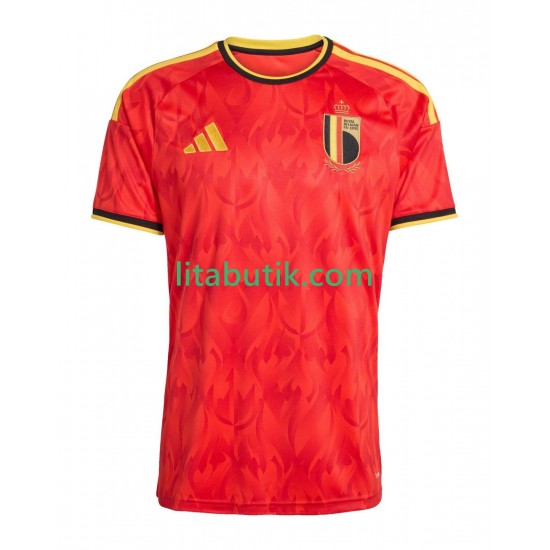 Belgien Män Hemma Fotbollströja VM 2026 Kortärmad