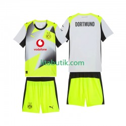 Borussia Dortmund Barn Borta Fotbollströja 2025-2026 Kortärmad Borussia Dortmund Barn Borta Fotbollströja 2025-2026 Kortärmad