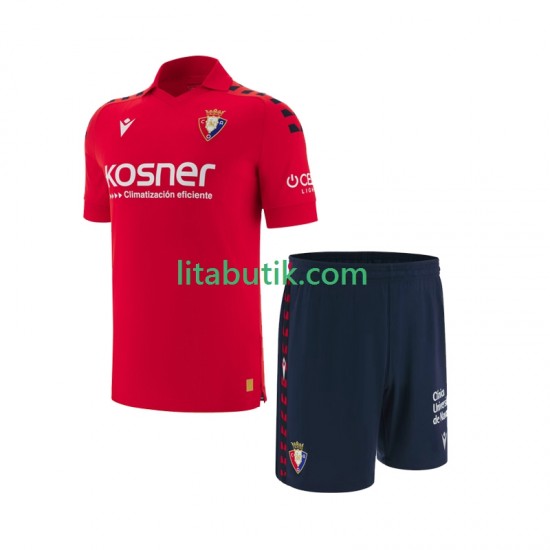 CA Osasuna Barn Hemma Fotbollströja 2025-2026 Kortärmad