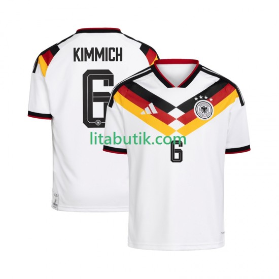 Tyskland Joshua Kimmich 6 Män Hemma Fotbollströja VM 2026 Kortärmad