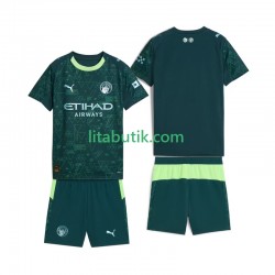 Manchester City Barn Fjärde Fotbollströja 2025-2026 Kortärmad Manchester City Barn Fjärde Fotbollströja 2025-2026 Kortärmad