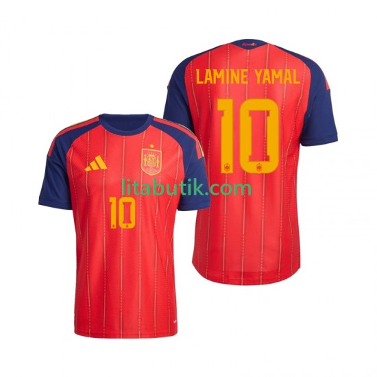 Spanien Lamine Yamal 10 Män Hemma Fotbollströja VM 2026 Kortärmad