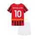 AC Milan Rafael Leao 10 Barn Hemma Fotbollströja 2024-2025 Kortärmad