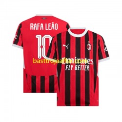 AC Milan UCL Font RAFA LEAO 10 Män Hemma Fotbollströja 2024-2025 Kortärmad AC Milan UCL Font RAFA LEAO 10 Män Hemma Fotbollströja 2024-2025 Kortärmad
