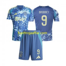 AFC Ajax Brian Brobbey 9 Barn Borta Fotbollströja 2024-2025 Kortärmad AFC Ajax Brian Brobbey 9 Barn Borta Fotbollströja 2024-2025 Kortärmad