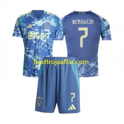 AFC Ajax Steven Bergwijn 7 Barn Borta Fotbollströja 2024-2025 Kortärmad AFC Ajax Steven Bergwijn 7 Barn Borta Fotbollströja 2024-2025 Kortärmad