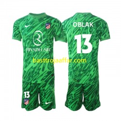 Atlético Madrid Jan Oblak 13 Målvakt Barn Borta Fotbollströja 2024-2025 Kortärmad Atlético Madrid Jan Oblak 13 Målvakt Barn Borta Fotbollströja 2024-2025 Kortärmad
