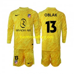 Atlético Madrid Jan Oblak 13 Målvakt Barn Tredje Fotbollströja 2024-2025 Långärmad Atlético Madrid Jan Oblak 13 Målvakt Barn Tredje Fotbollströja 2024-2025 Långärmad