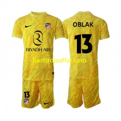 Atlético Madrid Jan Oblak 13 Målvakt Barn Tredje Fotbollströja 2024-2025 Kortärmad Atlético Madrid Jan Oblak 13 Målvakt Barn Tredje Fotbollströja 2024-2025 Kortärmad