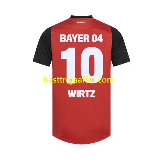 Bayer 04 Leverkusen Florian Wirtz 10 Män Hemma Fotbollströja 2024-2025 Kortärmad