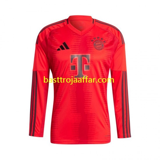 FC Bayern München Män Hemma Fotbollströja 2024-2025 Långärmad