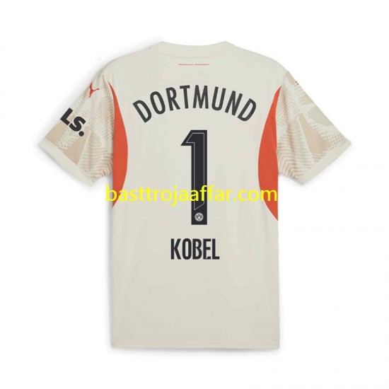 Borussia Dortmund Gregor Kobel 1 Målvakt Män Hemma Fotbollströja 2024-2025 Kortärmad