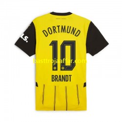Borussia Dortmund Julian Brandt 10 Män Hemma Fotbollströja 2024-2025 Kortärmad Borussia Dortmund Julian Brandt 10 Män Hemma Fotbollströja 2024-2025 Kortärmad