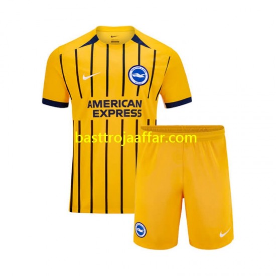 Brighton Hove Albion Barn Borta Fotbollströja 2024-2025 Kortärmad