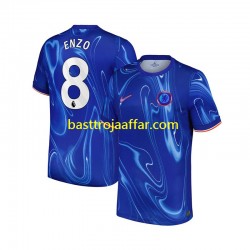 Chelsea Enzo 8 Män Hemma Fotbollströja 2024-2025 Kortärmad Chelsea Enzo 8 Män Hemma Fotbollströja 2024-2025 Kortärmad