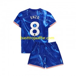 Chelsea Enzo 8 Barn Hemma Fotbollströja 2024-2025 Kortärmad Chelsea Enzo 8 Barn Hemma Fotbollströja 2024-2025 Kortärmad