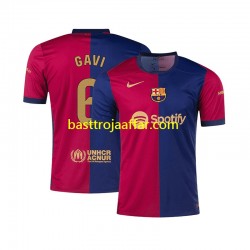 FC Barcelona GAVI 6 Män Hemma Fotbollströja 2024-2025 Kortärmad