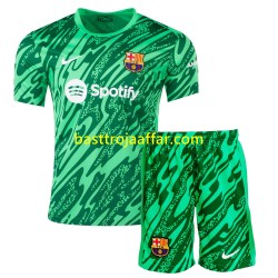 FC Barcelona Målvakt Barn Hemma Fotbollströja 2024-2025 Kortärmad