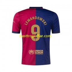 FC Barcelona Robert Lewandowski 9 Män Hemma Fotbollströja 2024-2025 Kortärmad