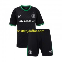 Feyenoord Rotterdam Barn Borta Fotbollströja 2024-2025 Kortärmad Feyenoord Rotterdam Barn Borta Fotbollströja 2024-2025 Kortärmad