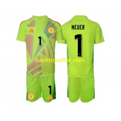 Tyskland Manuel Neuer 1 Målvakt Barn Borta Fotbollströja Euro 2024 Kortärmad Tyskland Manuel Neuer 1 Målvakt Barn Borta Fotbollströja Euro 2024 Kortärmad