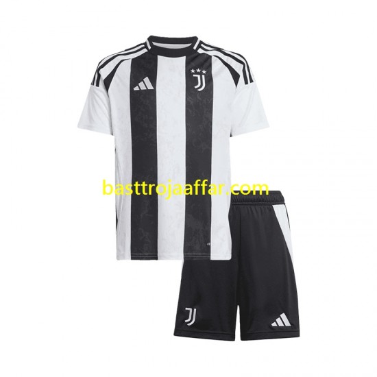 Juventus Barn Hemma Fotbollströja 2024-2025 Kortärmad