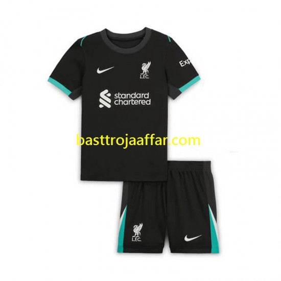 Liverpool Barn Borta Fotbollströja 2024-2025 Kortärmad
