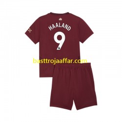 Manchester City Erling Haaland 9 Barn Tredje Fotbollströja 2024-2025 Kortärmad