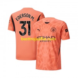 Manchester City Ederson M 31 Målvakt Män Borta Fotbollströja 2024-2025 Kortärmad Manchester City Ederson M 31 Målvakt Män Borta Fotbollströja 2024-2025 Kortärmad