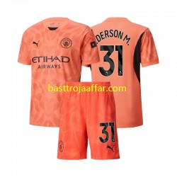 Manchester City Ederson M 31 Målvakt Barn Borta Fotbollströja 2024-2025 Kortärmad Manchester City Ederson M 31 Målvakt Barn Borta Fotbollströja 2024-2025 Kortärmad