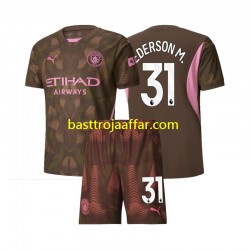 Manchester City Ederson M 31 Målvakt Barn Hemma Fotbollströja 2024-2025 Kortärmad Manchester City Ederson M 31 Målvakt Barn Hemma Fotbollströja 2024-2025 Kortärmad