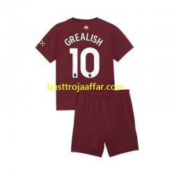 Manchester City Jack Grealish 10 Barn Tredje Fotbollströja 2024-2025 Kortärmad