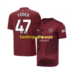 Manchester City Phil Foden 47 Män Tredje Fotbollströja 2024-2025 Kortärmad