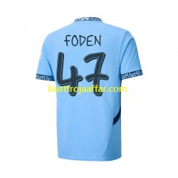Manchester City UCL Font FODEN 47 Män Hemma Fotbollströja 2024-2025 Kortärmad