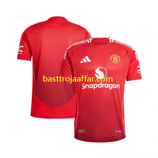 Manchester United Män Hemma Fotbollströja 2024-2025 Kortärmad