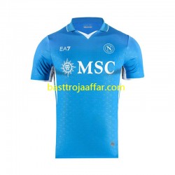 SSC Napoli Män Hemma Fotbollströja 2024-2025 Kortärmad